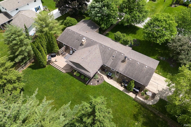 3599 Canterbury Dr, Lafayette, IN 47909 - aerial view of property and surrounding area
