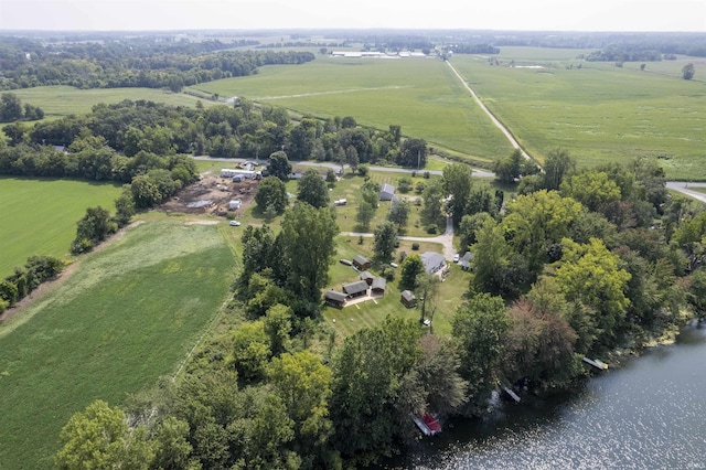 11029 E 350 S, Lagrange, IN 46761 - aerial view of property and surrounding area with rural landscape and a large body of water
