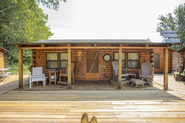 11029 E 350 S, Lagrange, IN 46761 - view of deck