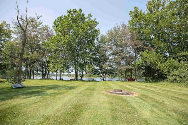 11029 E 350 S, Lagrange, IN 46761 - view of grassy yard with a water view