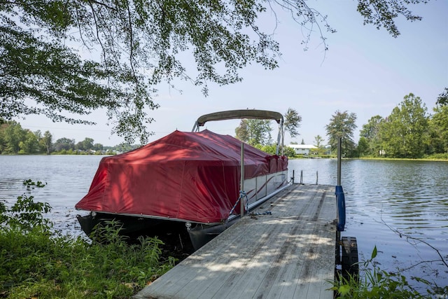 11029 E 350 S, Lagrange, IN 46761 - dock area featuring a water view