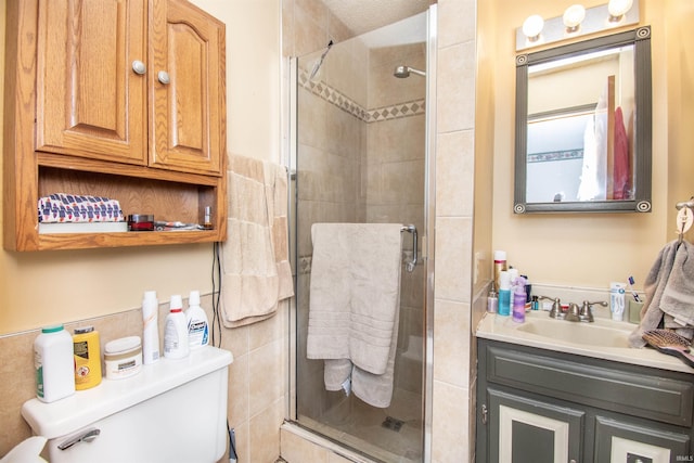 1220 N 290, Angola, IN 46703 - full bathroom with vanity, toilet, and a stall shower