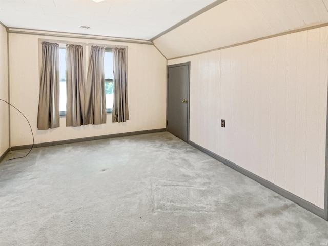 1029B Second Ave, Jasper, IN 47546 - carpeted empty room featuring baseboards and vaulted ceiling