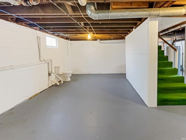 1029B Second Ave, Jasper, IN 47546 - basement with stairway