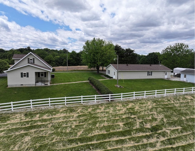 1029B Second Ave, Jasper, IN 47546 - view of yard featuring a rural view