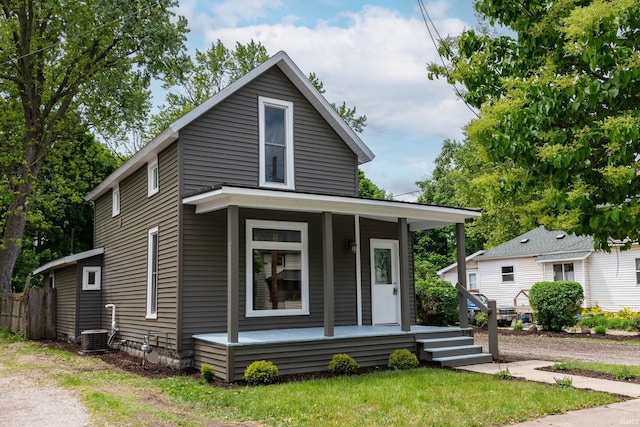 515 W Crawford St, Elkhart, IN 46514 - view of front facade with covered porch