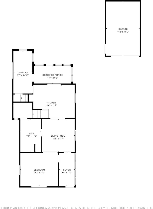 515 W Crawford St, Elkhart, IN 46514 - home floor plan