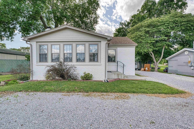 508 Polk St, Newburgh, IN 47630 - view of front of property with brick siding and driveway
