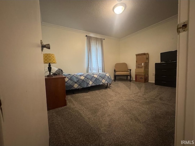 10704 Longwood Dr, Fort Wayne, IN 46845 - carpeted bedroom featuring crown molding and a textured ceiling