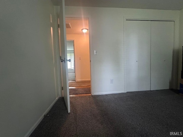 10704 Longwood Dr, Fort Wayne, IN 46845 - unfurnished bedroom with carpet flooring, a closet, and baseboards