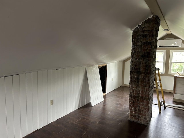 1338 Dewey St, Jasper, IN 47546 - bonus room featuring dark wood-type flooring and lofted ceiling