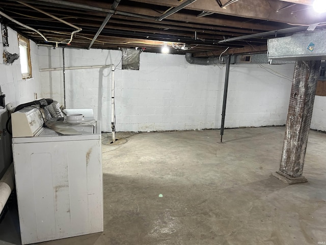1338 Dewey St, Jasper, IN 47546 - view of unfinished below grade area