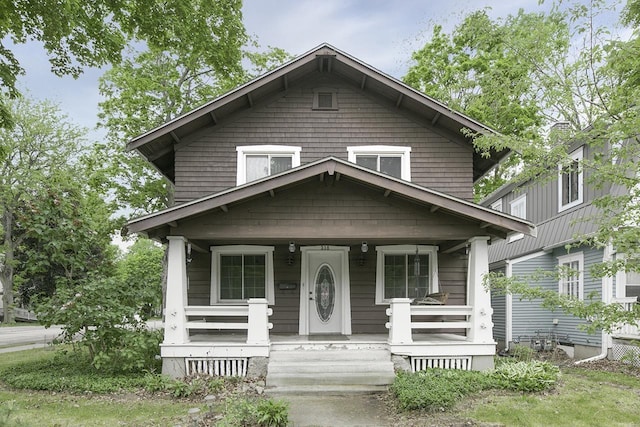 318 E Monroe St, Goshen, IN 46526 - view of front of property with covered porch
