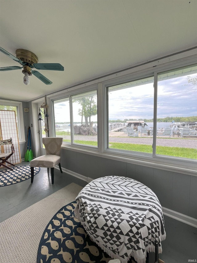 34 Ems B59 Ln, Warsaw, IN 46582 - sunroom featuring concrete flooring and baseboards