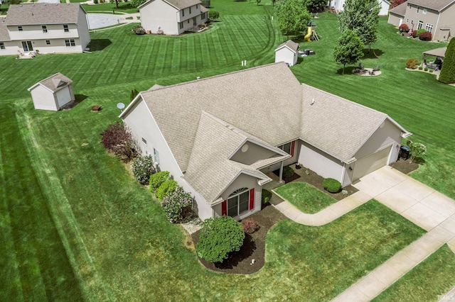 13849 Old Colony Dr, Granger, IN 46530 - aerial view of residential area