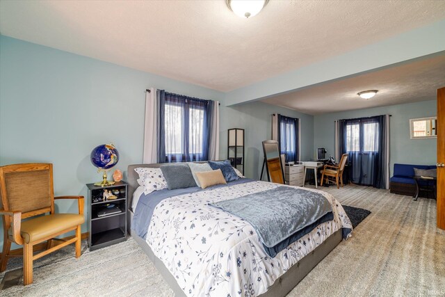5959 W Delap Rd, Ellettsville, IN 47429 - bedroom featuring light carpet, multiple windows, and a desk