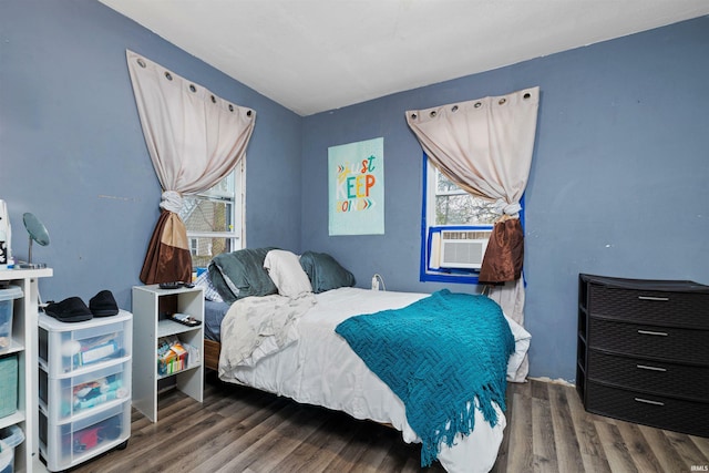 3902 Grayston Ave, Fort Wayne, IN 46806 - bedroom featuring cooling unit and wood finished floors