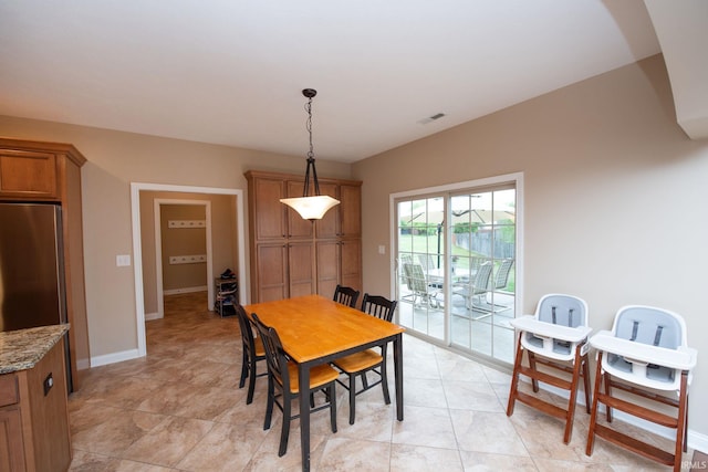 6118 Mackenzie Ct, West Lafayette, IN 47906 - dining area with baseboards