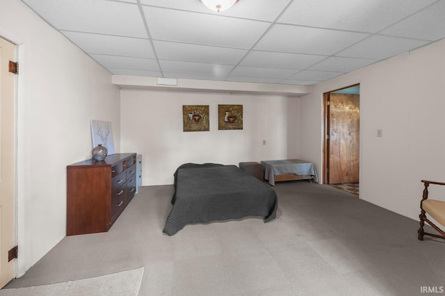 1437 W State Road 56th Rd, Jasper, IN 47546 - bedroom featuring carpet flooring and a paneled ceiling