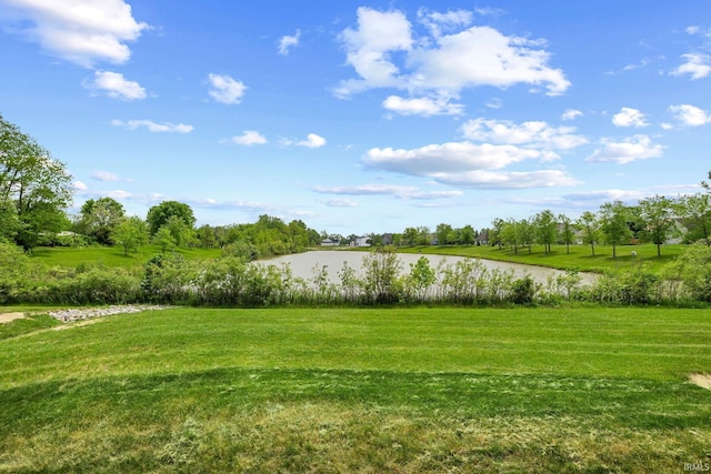 4300 Lithophone Ct, West Lafayette, IN 47906 - view of grassy yard with a water view