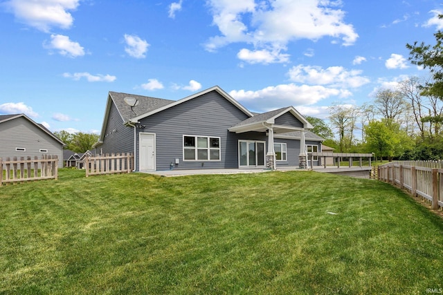 4300 Lithophone Ct, West Lafayette, IN 47906 - back of house featuring a patio and a shingled roof