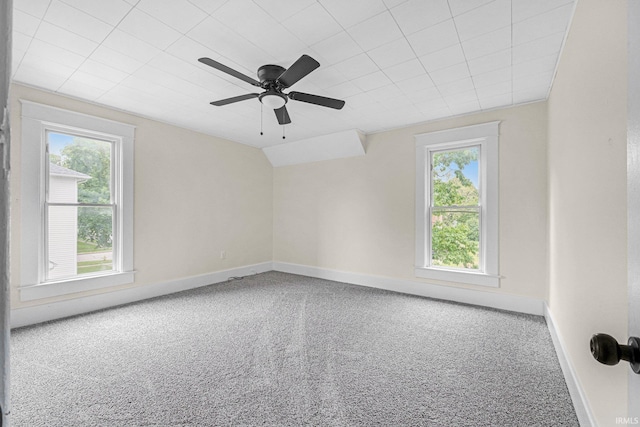 110 N Sheridan St, Kendallville, IN 46755 - carpeted spare room featuring baseboards and a ceiling fan
