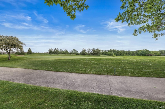 5847 Augusta Blvd, West Lafayette, IN 47906 - view of home's community with a yard and view of golf course