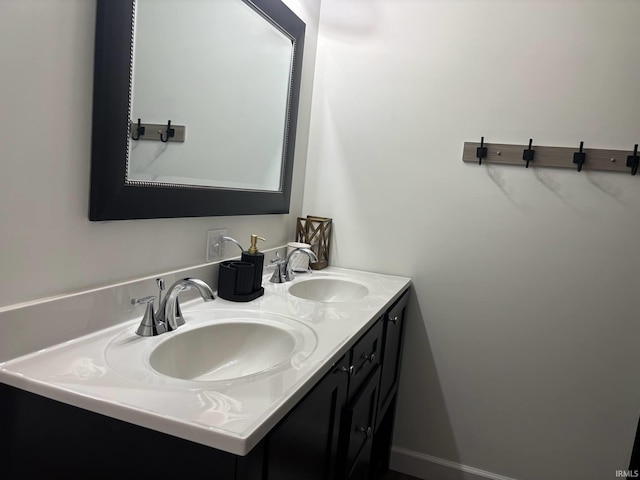 1264 W Greenbriar Dr, Washington, IN 47501 - full bathroom featuring double vanity