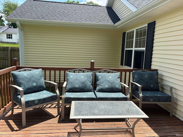 1264 W Greenbriar Dr, Washington, IN 47501 - wooden terrace with an outdoor hangout area