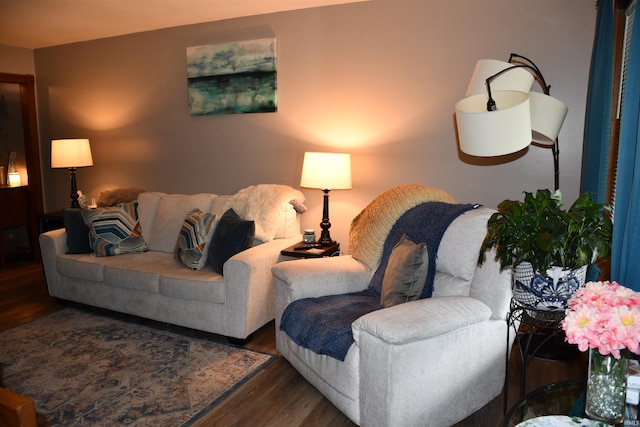 2329 Glenwood Ave, Fort Wayne, IN 46805 - living room with wood finished floors
