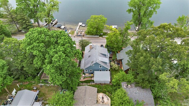 7185 N 1150 W, Shipshewana, IN 46565 - aerial view of residential area featuring a large body of water