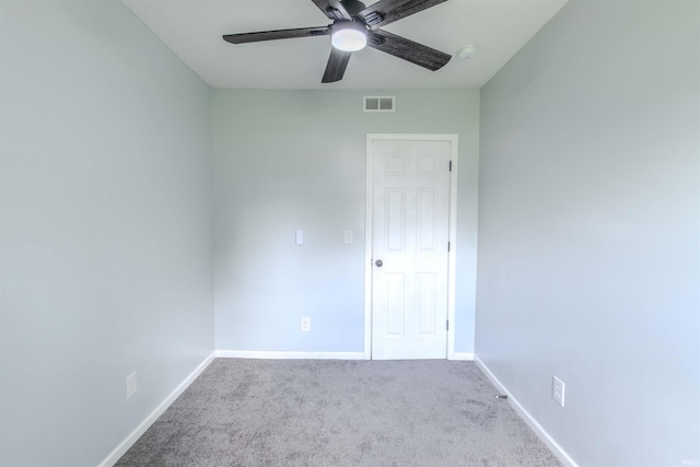 4280 S 1170 E, Lagrange, IN 46761 - unfurnished room featuring a ceiling fan, baseboards, carpet flooring, and a smoke detector