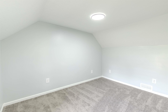 4280 S 1170 E, Lagrange, IN 46761 - additional living space featuring lofted ceiling, baseboards, and carpet floors