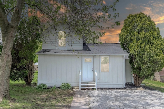 4280 S 1170 E, Lagrange, IN 46761 - view of front of property featuring entry steps and a shingled roof