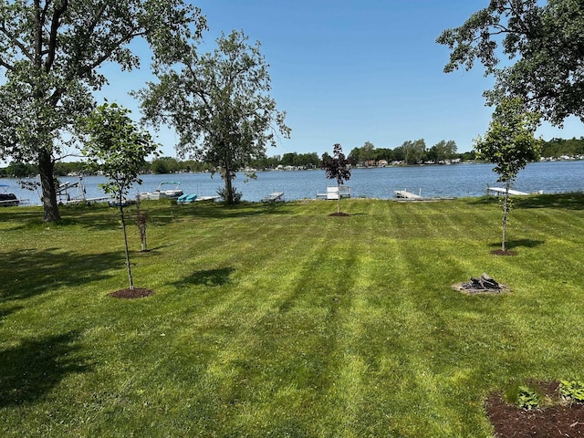 3775 W Columbia St, Columbia City, IN 46725 - view of green lawn featuring a water view