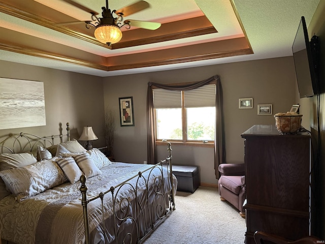 10123 Consta Verde Commons, Leo, IN 46765 - bedroom featuring a raised ceiling and light carpet