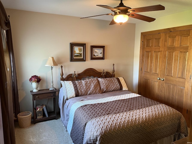 10123 Consta Verde Commons, Leo, IN 46765 - carpeted bedroom featuring a closet and ceiling fan