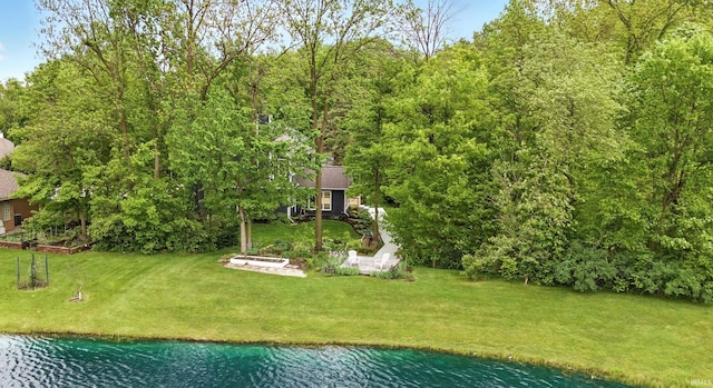 2814 Meadow Strm, Fort Wayne, IN 46825 - aerial view of property and surrounding area featuring a large body of water