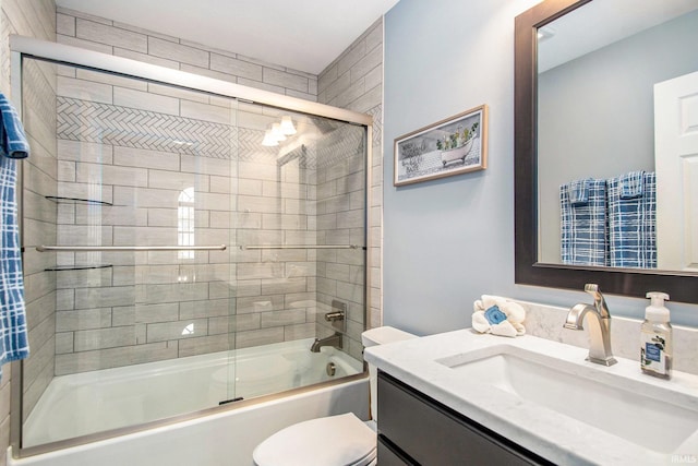 54453 Sagewood Dr, Mishawaka, IN 46545 - full bath with vanity, toilet, and combined bath / shower with glass door