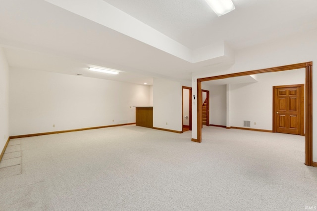 2519 Knightsbridge Dr, Fort Wayne, IN 46815 - finished below grade area with light carpet and baseboards