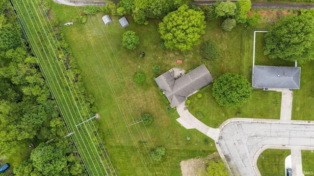 213 S Clark St, Auburn, IN 46706 - drone / aerial view