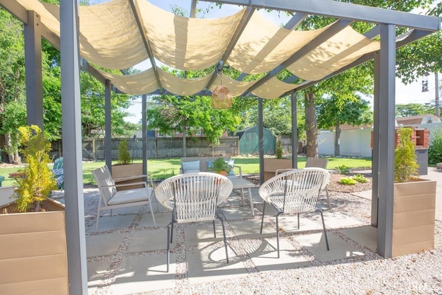 7300 E Blackford Ave, Evansville, IN 47715 - view of patio with a pergola