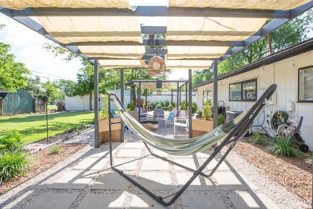 7300 E Blackford Ave, Evansville, IN 47715 - view of patio with a pergola