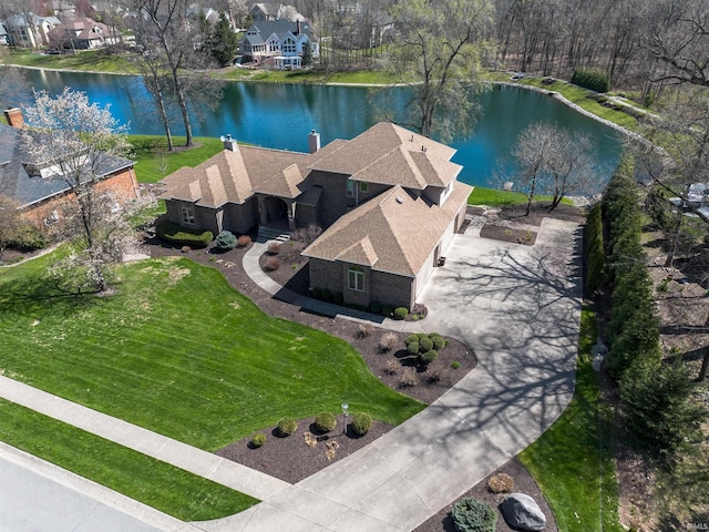 2525 Ladue Cv, Fort Wayne, IN 46804 - aerial view of residential area with a large body of water