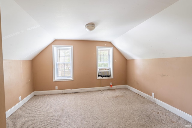 139 Elm St, Wabash, IN 46992 - bonus room with carpet floors, lofted ceiling, cooling unit, and baseboards