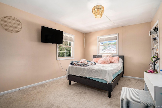 23337 Shorelane, Elkhart, IN 46514 - bedroom featuring multiple windows, carpet floors, and baseboards