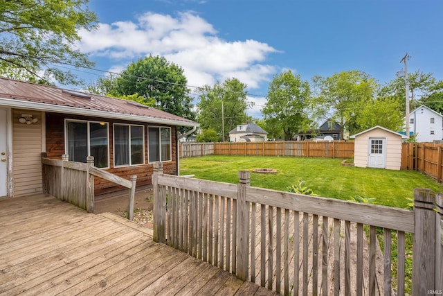 753 W Centennial St, Nappanee, IN 46550 - wooden terrace featuring an outdoor fire pit
