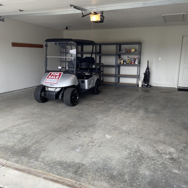 1841 S Patriot Dr, Yorktown, IN 47396 - garage with a garage door opener