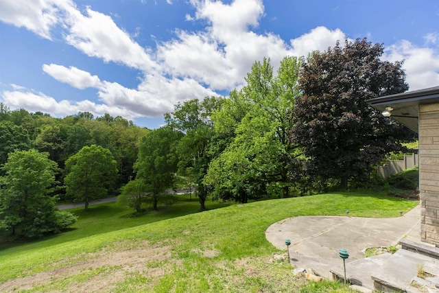 16128 Chandler Blvd, Mishawaka, IN 46544 - view of green lawn with a patio area