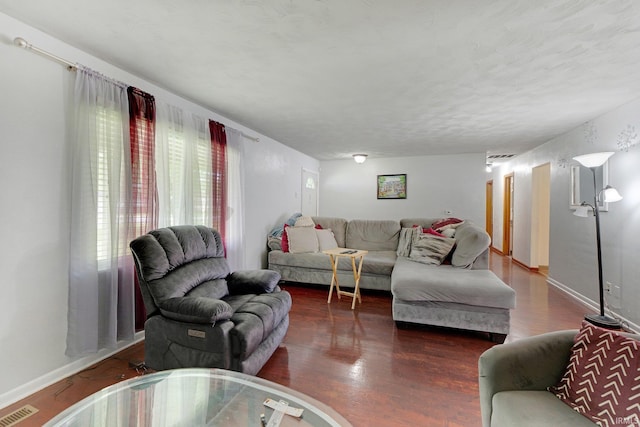 4893 Woodway Dr, Fort Wayne, IN 46835 - living room with wood finished floors and baseboards